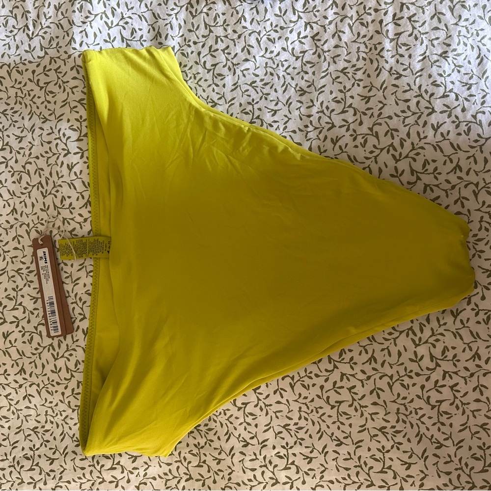 SKIMS Bright Yellow Bikini Bottom